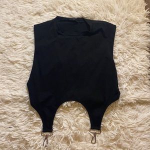 Shein 1X Black Crop Top